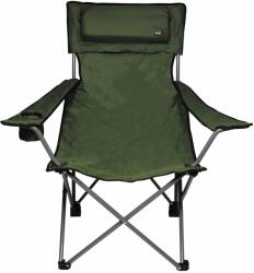 Fox Outdoor Scaun pliabil camping Fox Outdoor Deluxe, cordura, olive, perna inclusa, max 150 kg, cu husa