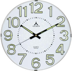 ASTRON falióra, quartz, fehér színű tok, fehér színű számlap, sweep (halk járású) (6614-7)