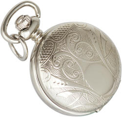 ASTRON női nyakláncóra, quartz, ezüst színű tok (mintázott), arab számos, 26 mm (5373-2) - astronora