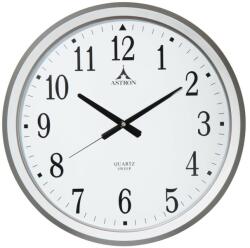 ASTRON falióra, EXTRA NAGY (47 cm), ezüst színű műanyag tok, sweep (halk) szerkezet (3500-8)