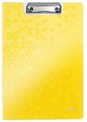 LEITZ Felírótábla LEITZ Wow A/4 kemény műanyag fedeles sárga (41990016) - forpami