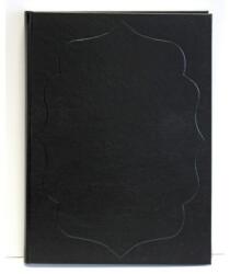  Vendégkönyv A/4 160 lapos sima fekete - forpami