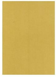 Dekorációs karton 2 oldalas 50x70 cm 200 gr arany 25 ív/csomag - forpami