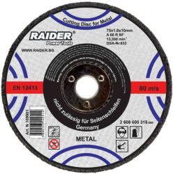 Raider 125 mm 160119 Disc de taiere