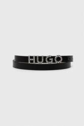 Hugo bőr öv fekete, női - fekete 75 - answear - 22 390 Ft