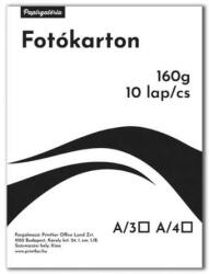 Cre Art Fotókarton a/4 160gr fekete 10lap/csomag (LCAB0236/PR)