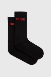 HUGO zokni 6 db fekete, férfi - fekete 39-42