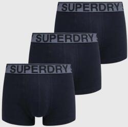 Superdry boxeralsó 3 db sötétkék, férfi - sötétkék XL