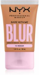 NYX Professional Makeup Bare With Me Blur Tint hidratáló alapozó árnyalat 10 Medium 30 ml