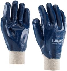 ROCK SAFETY Manusi din bumbac imersate in nitril, marime: 10, Alb murdar / Albastru, Rock Safety Bluebird BLUEBIRD/10