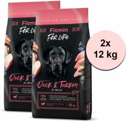Fitmin Fitmin dog For Life Duck & Turkey 2 x 12 kg