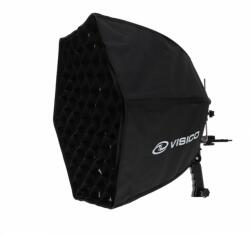 Visico Softbox Hexagonal 50cm Visico EB-068 cu Grid Montura Bowens
