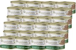 Applaws APPLAWS tonhal filé hínárral zselés konzervdobozban 24x156g