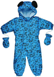  Disney Mickey baba kapucnis overall kesztyűvel 56-62 kék - babyshopkaposvar