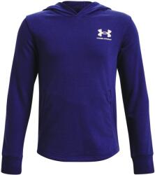 Under Armour Gyerek sportos cipzár nélküli pulcsi Under Armour RIVAL TERRY HOODIE K kék 1377251-468 - YL