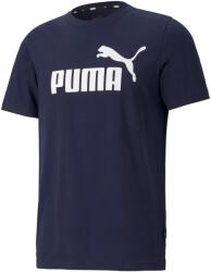 PUMA Férfi funkcionális rövid ujjú pólók Puma ESS LOGO TEE kék 586666-06 - XL