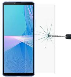 Temp-glass6312737786 Sony Xperia 10 III Lite 2.5d karcálló, ütésálló kijelzővédő üvegfólia, 9H tempered glass, törlőkendővel (Temp-glass6312737786)
