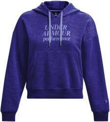 Under Armour Női sportos cipzár nélküli pulcsi Under Armour ESSENTIAL SCRIPT HOODIE W kék 1374107-468 - XL