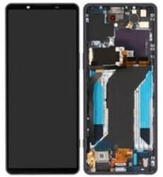 Sony A5046144A Gyári Sony Xperia 1 IV Lila LCD kijelző érintővel kerettel előlap (A5046144A)
