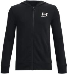 Under Armour Gyerek sportos cipzáras pulcsi Under Armour RIVAL TERRY FZ HOODIE K fekete 1377250-001 - YS