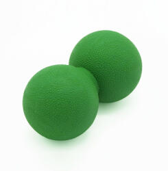Salta Dupla masszázs labda, sima felületű, Salta - Zöld