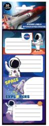 Luna NASA 20db-os öntapadós füzet címke (000483042)