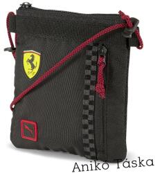  Ferrari vászon vékony átvetős táska fekete Puma20