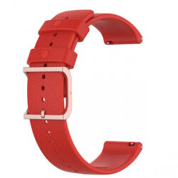 BSTRAP Silicone Rain szíj Samsung Galaxy Watch Active 2 40/44mm, red (SSG014C0501)
