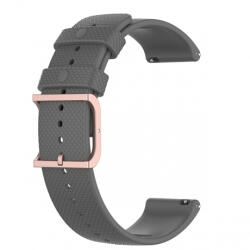 BSTRAP Silicone Rain szíj Xiaomi Amazfit Stratos 2/2S/3, dark gray (SSG014C1904)