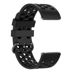BSTRAP Silicone (Large) szíj Fitbit Versa / Versa 2 Pole, black (SFI011C01)