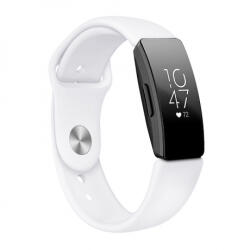 BSTRAP Silicone (Large) szíj Fitbit Inspire, white (SFI009C08)