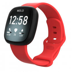 BSTRAP Silicone (Large) szíj Fitbit Versa 3, red (SFI013C03)