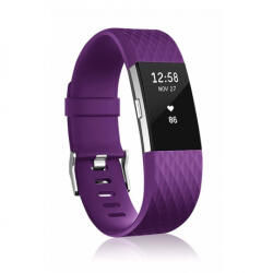 BSTRAP Silicone Diamond (Large) szíj Fitbit Charge 2, purple (SFI002C12)
