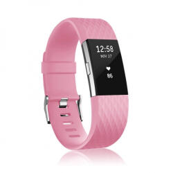 BSTRAP Silicone Diamond (Small) szíj Fitbit Charge 2, pink (SFI002C26)