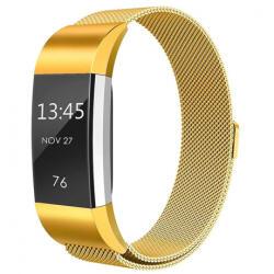 BSTRAP Milanese (Small) szíj Fitbit Charge 2, gold (SFI001C06)
