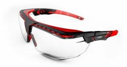 Honeywell Avatar OTG védőszemüveg - átlátszó (piros felni)