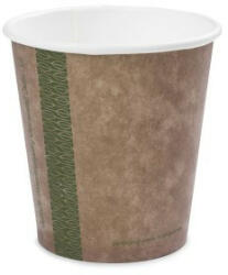 Vegware Lebomló kávés pohár, papír és PLA, 2, 8 dl, barna | 50 db/csomag