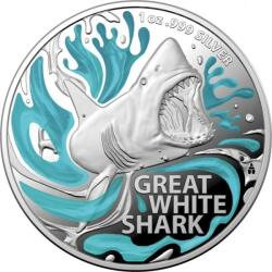  Nagy fehér cápa - 1 Oz - ezüst gyűjtői érme