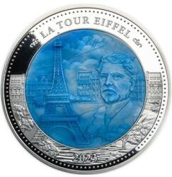  Eiffel-torony - 5 Oz - Ezüst gyűjtői érme gyönggyel