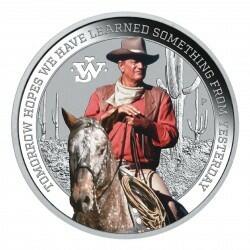  John Wayne 1 Oz- ezüst gyűjtői érme