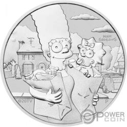 1 Oz Marge & Maggie ezüst gyűjtői érme