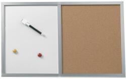 Herlitz Tabla Magnetica+panou Pluta+magneti+marker 40x60cm (10685394) - officeclass
