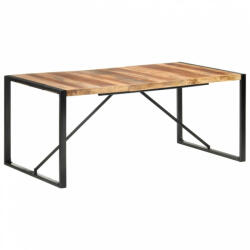 vidaXL paliszander felületű tömör fa étkezőasztal 180 x 90 x 75 cm (321542) - balena