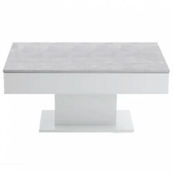 FMD betonszürke és fehér dohányzóasztal (428686)