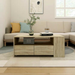 vidaXL sonoma-tölgyszínű szerelt fa dohányzóasztal 102 x 55 x 42 cm (810920) - balena