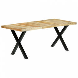 vidaXL tömör mangófa étkezőasztal 180 x 90 x 76 cm (283780)