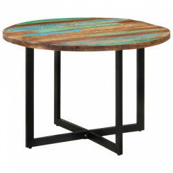 vidaXL tömör újrahasznosított fa étkezőasztal 110 x 75 cm (338480) - balena