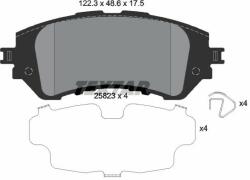 TEXTAR set placute frana, frana disc TEXTAR 2582301 (2582301)