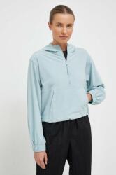 Calvin Klein edzős pulóver Essentials sima, kapucnis - kék L
