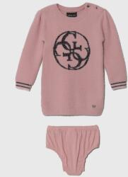 Guess baba ruha rózsaszín, mini, egyenes - rózsaszín 62-68 - answear - 21 990 Ft